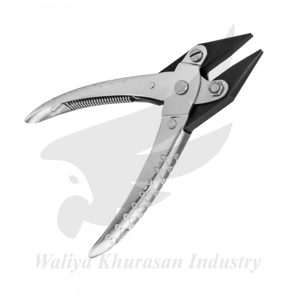 CHAIN-NOSE PARALLEL PLIERS WITH SPRING