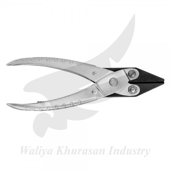 HALF ROUND AND FLAT NOSE PARALLEL ACTION PLIERS W/ SPRINGS