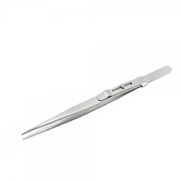 DIAMOND TWEEZERS WITH LOCK 160MM