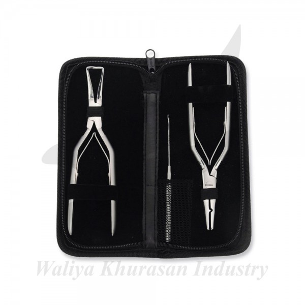 HAIR EXTENSION PLIERS KITS STAINLESS STEEL FOR HAIR EXTENSION