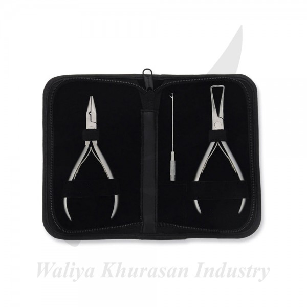 HAIR EXTENSION PLIERS KITS STAINLESS STEEL FOR HAIR EXTENSION