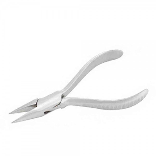 OPTICIAN CHAIN NOSE PLIERS  PLAIN HANDLE