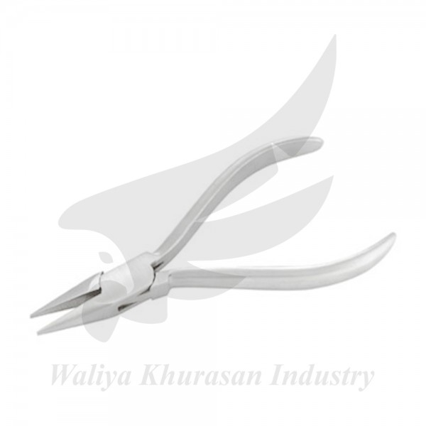 WATCHMAKING CHAIN NOSE PLIERS PLAIN HANDLE 130MM