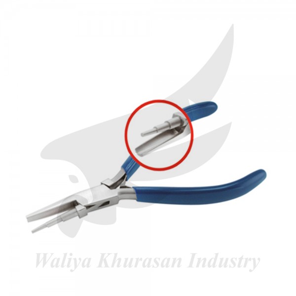 WIRE LOOPING PLIERS CONCAVE LOWER JAW 140MM