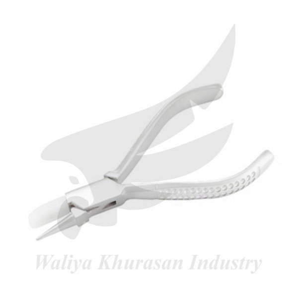 OPTICIAN FLAT AND ROUND NYLON JAW PLIERS 150MM FANCY HANDLE