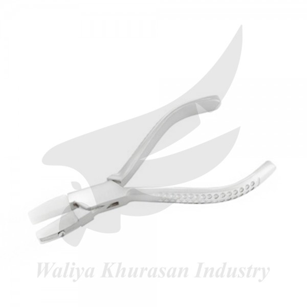 OPTICIAN NYLON JAW FLAT PLIERS 150MM FANCY HANDLE