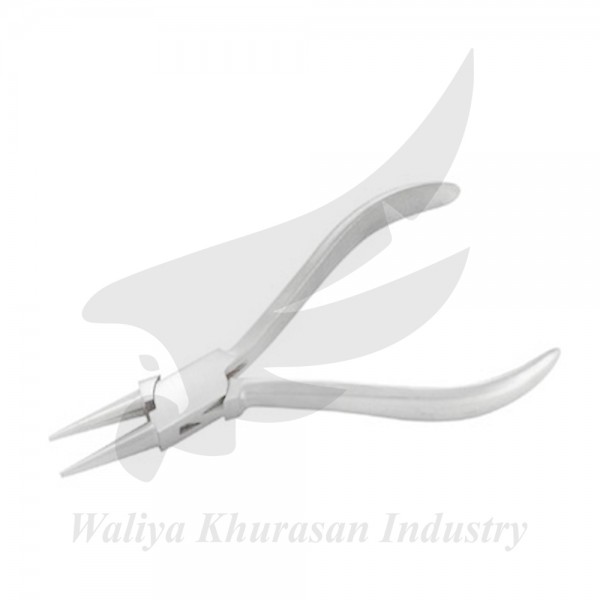 WATCHMAKING ROUND NOSE PLIERS PLAIN HANDLE 130MM