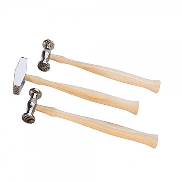 SET OF 3 TEXTURING PATTERN HAMMERS