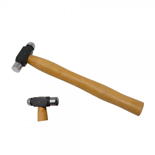BALL PEIN HAMMER WITH DOUBLE-SIDED DOMED HEAD - 2 OZ