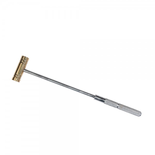 9 INCHES BRASS HAMMER WITH STEEL HANDLE