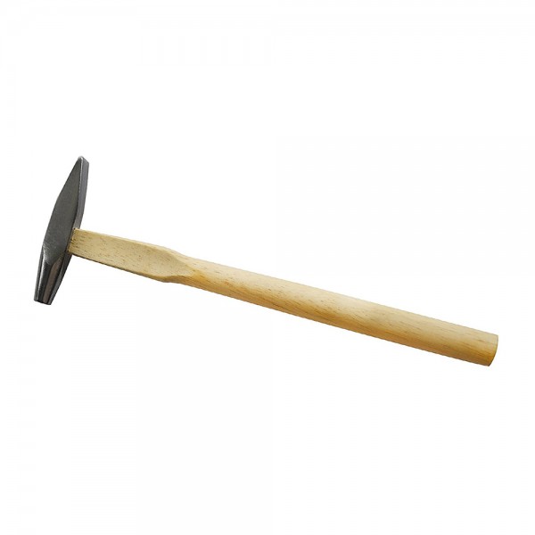 9 INCHES FRENCH STYLE GOLDSMITH RIVETING HAMMER WITH FLAT-ROUND AND CHISEL-SHAPED HEAD