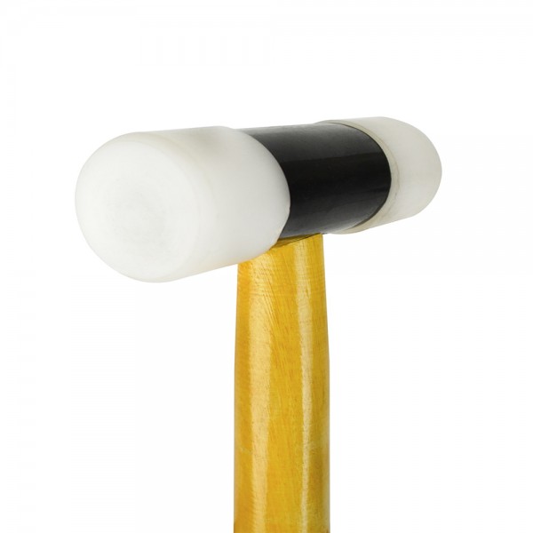 NYLON HAMMER WITH WOODEN HANDLE