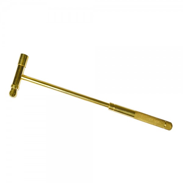 INTERCHANGEABLE BRASS HAMMER WITH BRASS NYLON AND FIBER HEADS
