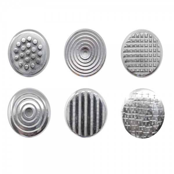 ROUND CHECKERED AND WIDE PINSTRIPE TEXTURING HAMMER