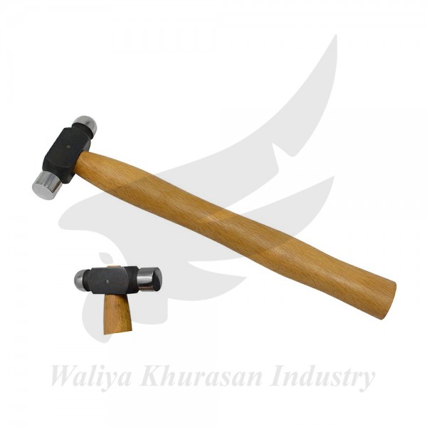 BALL PEIN HAMMER WITH DOUBLE-SIDED DOMED HEAD - 2 OZ