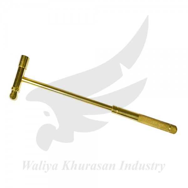 INTERCHANGEABLE BRASS HAMMER WITH BRASS NYLON AND FIBER HEADS