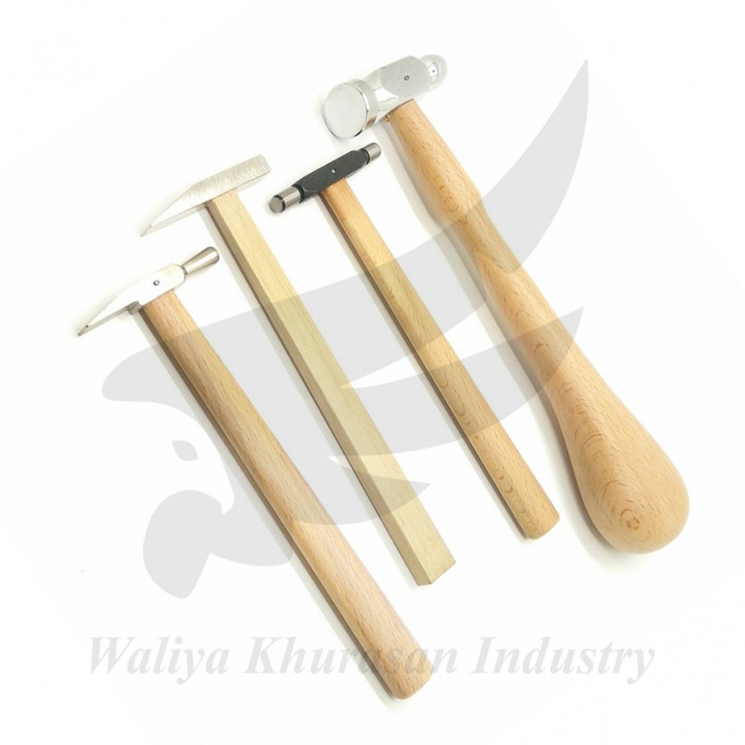 4 PCS JEWELERS HAMMER SET - JEWELRY MAKING TOOLS & SUPPLIES