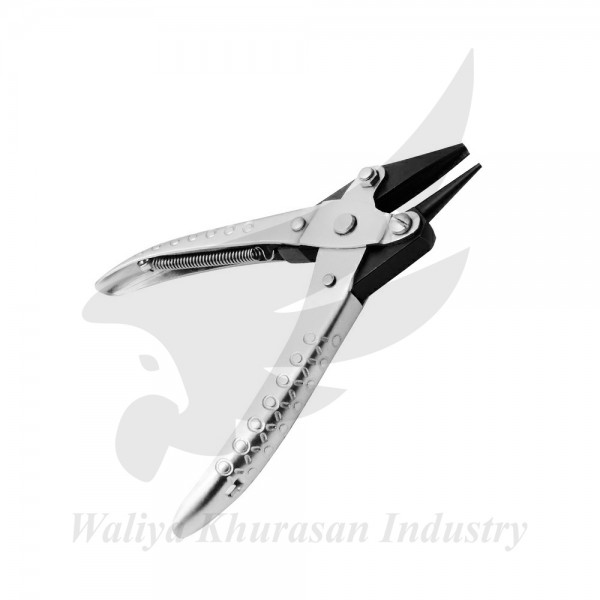 PARALLEL ACTION PLIERS ROUND CONCAVE JAW NOSE PLIERS 140MM JEWELRY WIRE WORKING