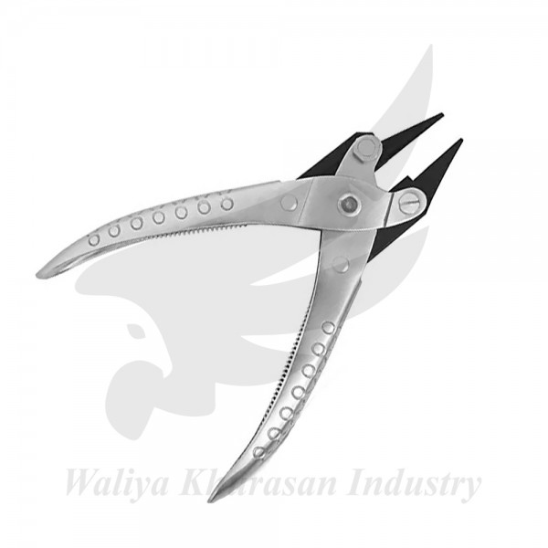 ROUND AND FLAT JAWS PARALLEL PLIER 140 MM