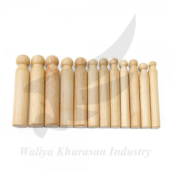 WOOD DAPPING PUNCH SET - 12 PIECES