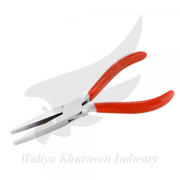 LONG FLAT NOSE PLIERS 165MM 6MM JAW