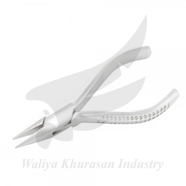 OPTICIAN CHAIN PLIERS WITH GROOVE HANDLES