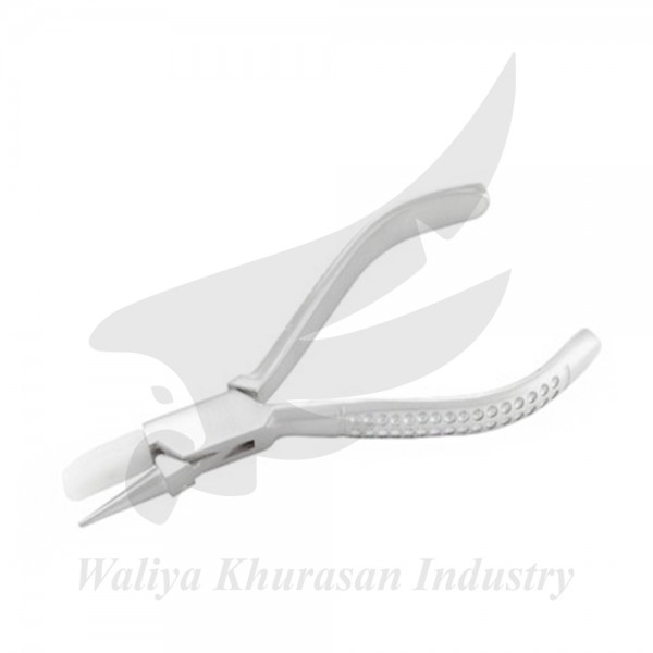 OPTICIAN FLAT AND ROUND NYLON JAW PLIERS 150MM FANCY HANDLE