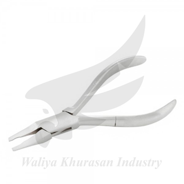 OPTICIAN FLAT PLIERS 1MM JAW