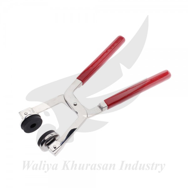 RING HOLDING PLIERS WITH RUBBER PADS 205MM