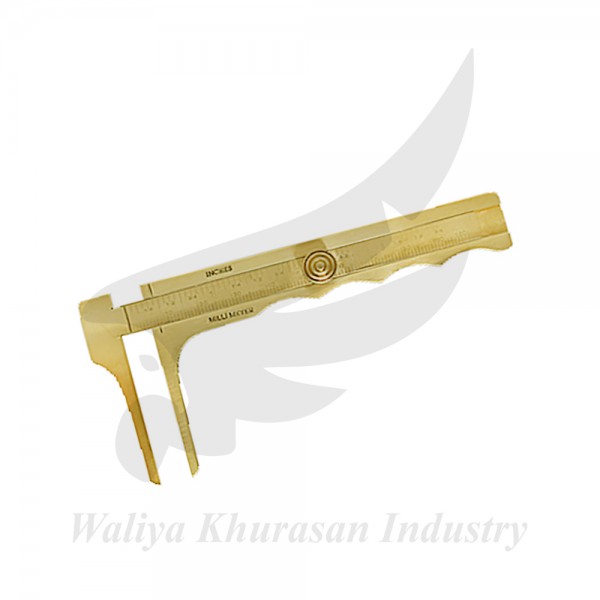 JEWELERS BRASS CALIPER SLIDING GAUGE 