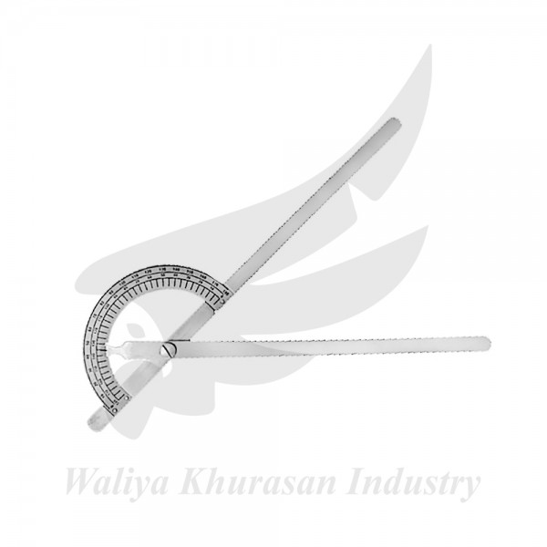 STAINLESS STEEL 180° PROTRACTOR ROUND HEAD ROTARY ANGLE TOOLS