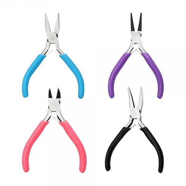 BEADING PLIERS SET 4 IN 1 JEWELLERY PLIERS AND CUTTERS
