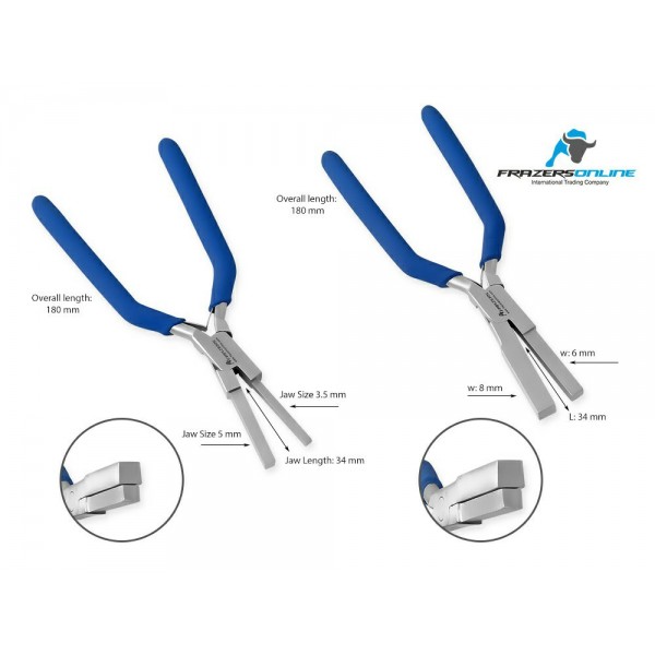 2 PCS SQUARE MANDREL PLIERS FOR CONSISTENT LOOPS