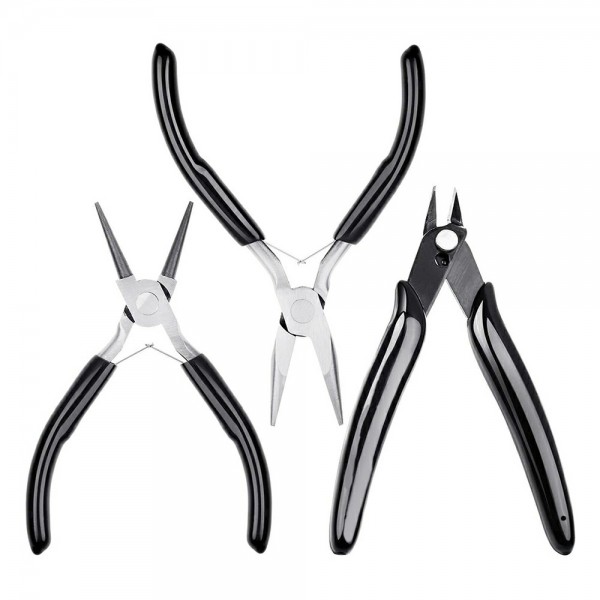 SET OF 3 JEWELRY AND BEADING PLIERS