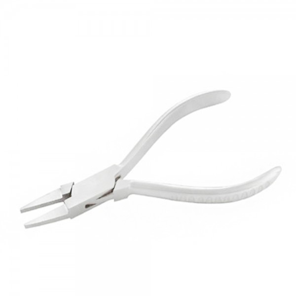 OPTICIAN PLIERS FLAT NARROW JAW 2MM