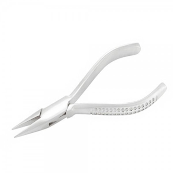 OPTICIAN CHAIN PLIERS WITH GROOVE HANDLES