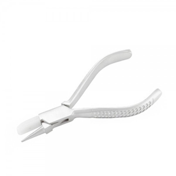OPTICIAN FLAT AND ROUND NYLON JAW PLIERS 150MM FANCY HANDLE
