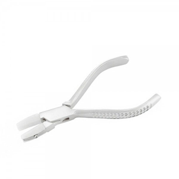 OPTICIAN NYLON JAW FLAT PLIERS 150MM FANCY HANDLE