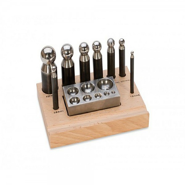 DAPPING SET - 8 PUNCHES AND BLOCK