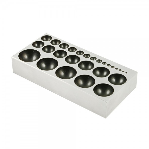 41 PCS DAPPING BLOCK AND PUNCH SET JEWELRY MAKING AND METAL SMITH