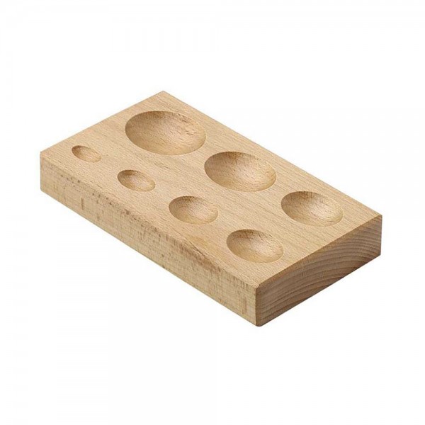 HARDWOOD DAPPING BLOCK