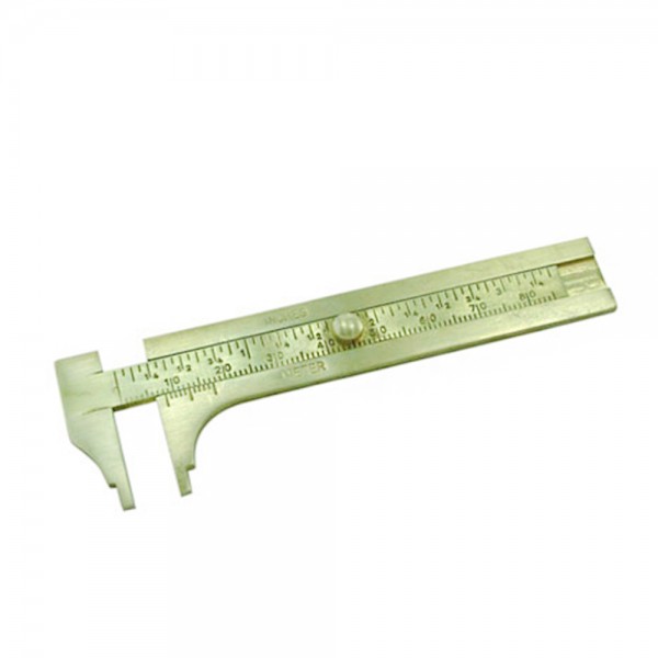 MEASURING GAUGE BRASS 80MM