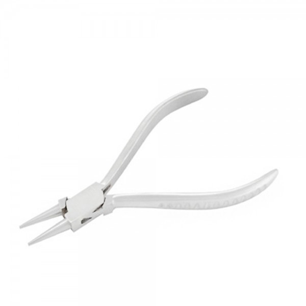 ROUND NOSE PLIERS GROOVE HANDLE 130MM