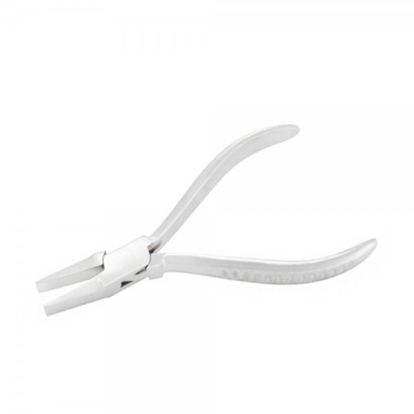 FLAT NOSE PLIERS GROOVE HANDLE 130MM