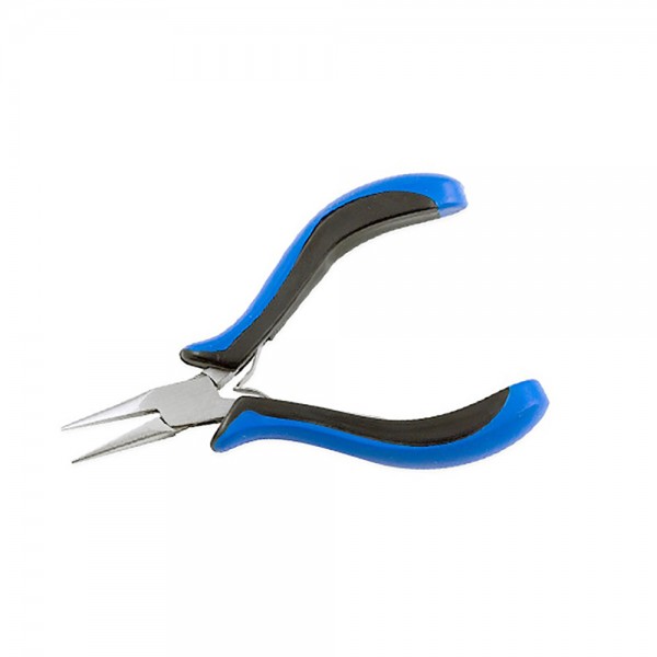 BLACK AND BLUE ERGONOMIC CHAIN NOSE PLIERS 115MM