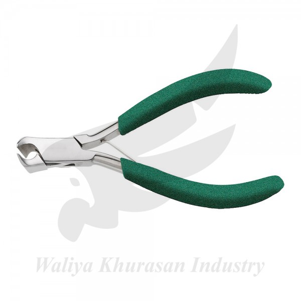 OBLIQUE HEAD END CUTTING PLIER FOR HARD METALS