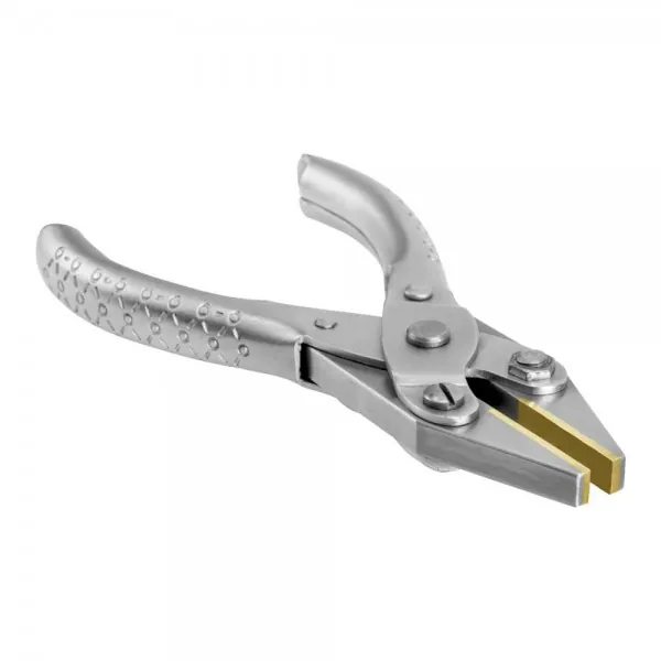 BRASS JAW PARALLEL FLAT NOSE PLIERS 125MM