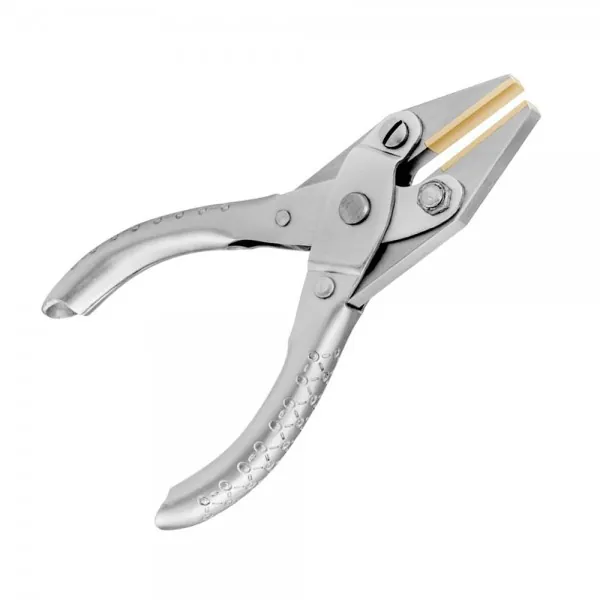 BRASS JAW PARALLEL FLAT NOSE PLIERS 125MM