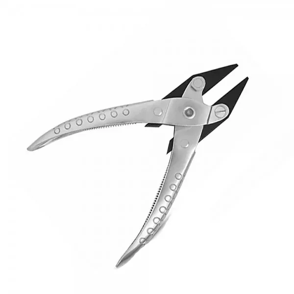 PARALLEL FLAT NOSE PLIERS 140MM DOUBLE SPRING