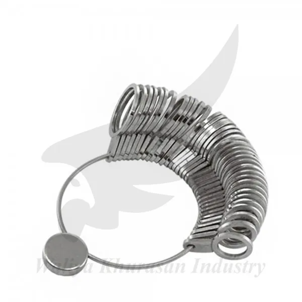 STAINLESS STEEL FINGER SIZER MEASURING RING TOOL 